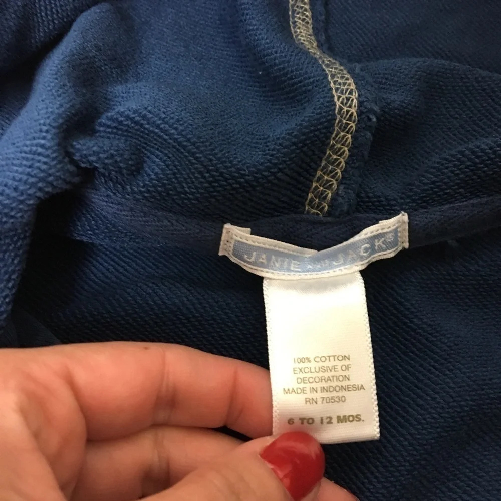 Janie and Jack Sweatshirt 6-12 months
